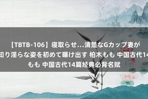 【TBTB-106】寝取らせ…清楚なGカップ妻が背徳感の快楽を知り淫らな姿を初めて曝け出す 柏木もも 中国古代14篇经典必背名赋